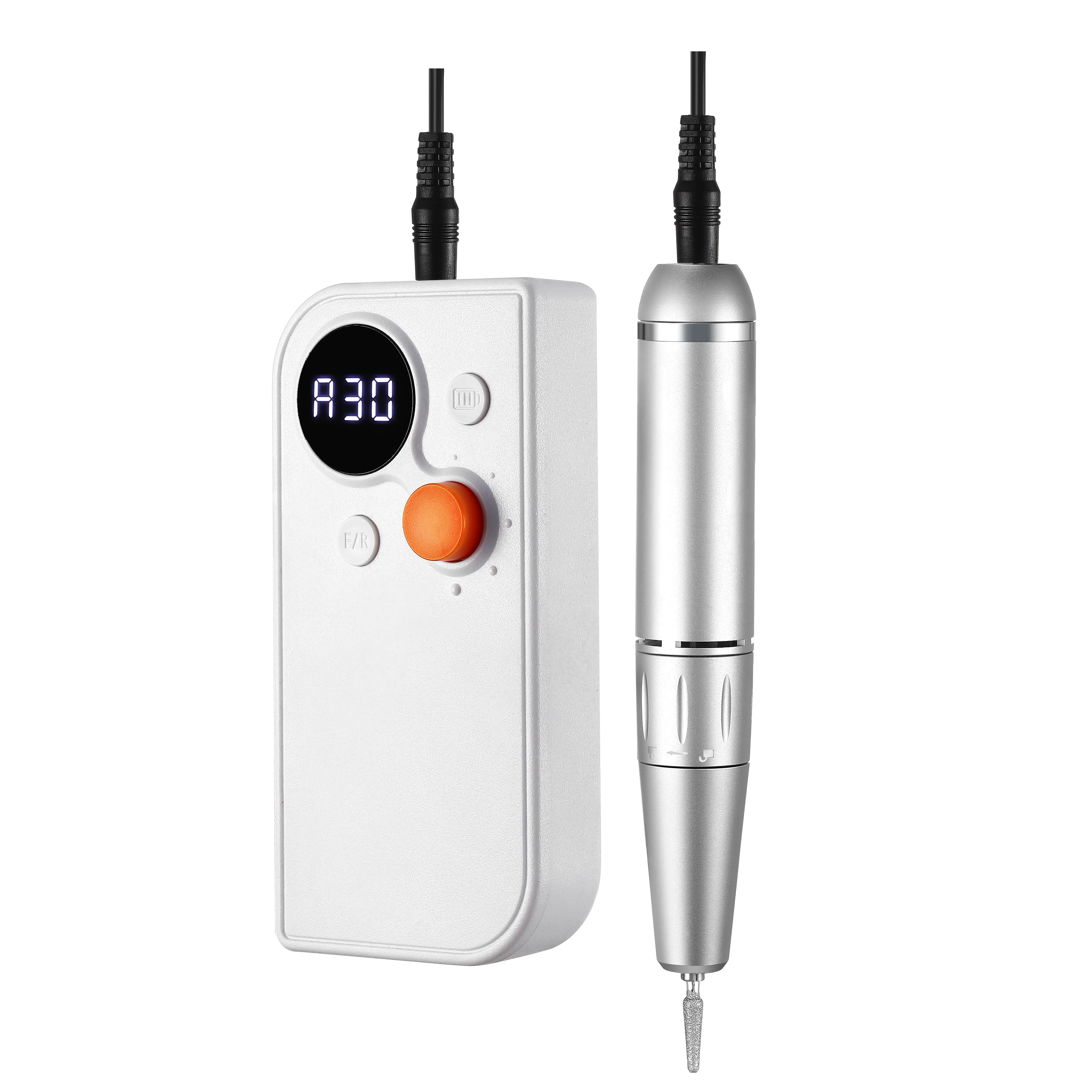 Rechargeable Nail Drill Handpiece Professional Electric 30000 Rpm Drills Nails Machine High-quality Stainless Steel 2600 Mah 101