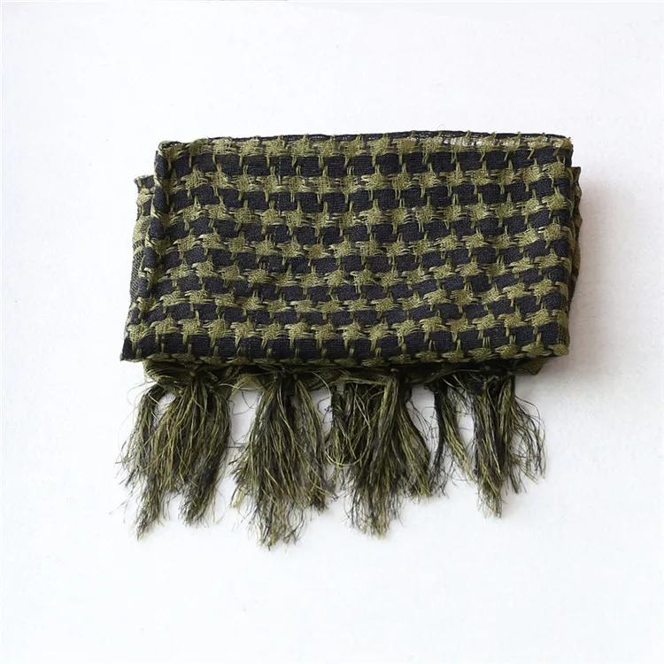 Outdoor Windproof Tactical Desert Arabic Keffiyeh Muslim Hijab Shemagh Scarf