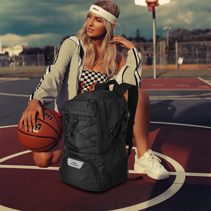 CAMYTONC Oxford Lining Casual Sports Backpacks Basketball Backpack Men Basketball Bag Basketball Backpack