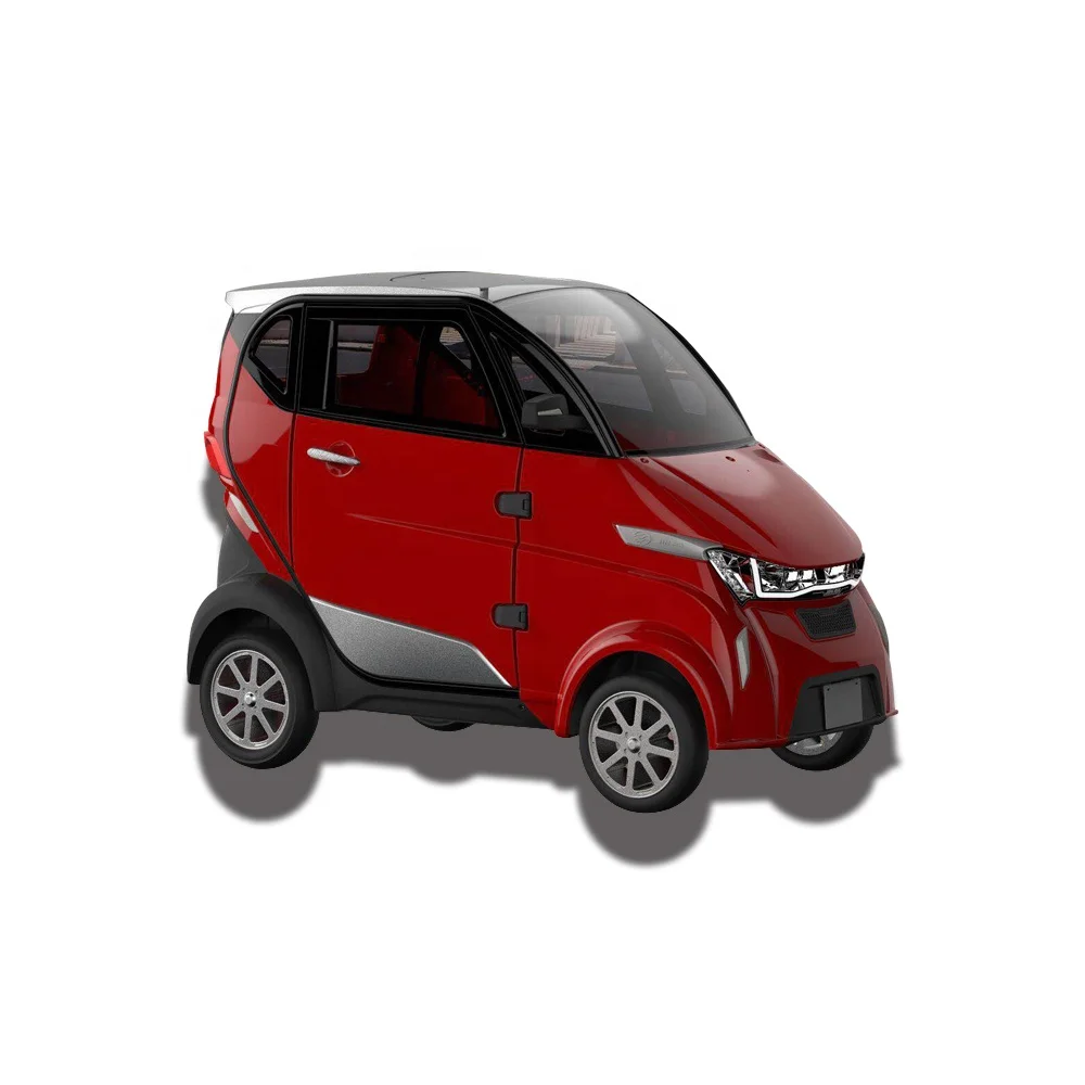 EEC certification City use 4 wheel new solar electric cars made in china