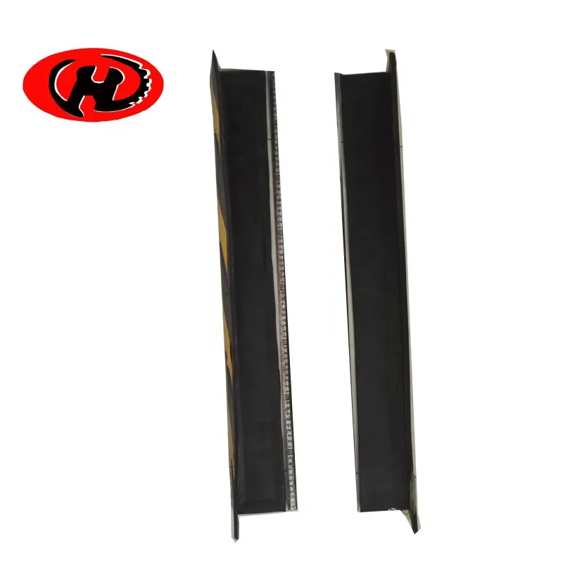 rubber corner guard rubber bumper with reflective sticker