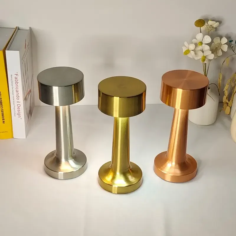 Wholesale Touch Dimming USB Luxury Modern Rechargeable LED Table Lamp for Bar Home Bedside Dinner light