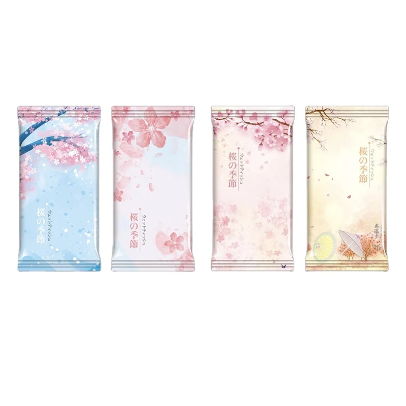 Wholesale cheap 1 piece / 6 pieces travel portable cleaning wipes