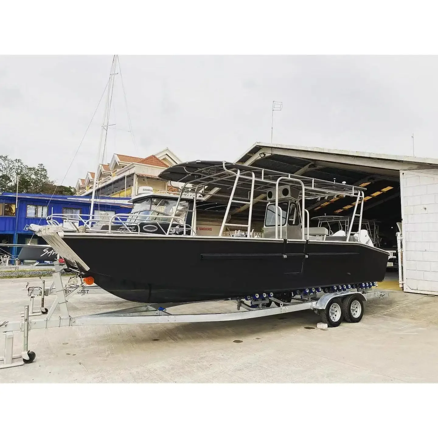 Custom Design 27ft luxury aluminum landing craft multipurpose landing craft