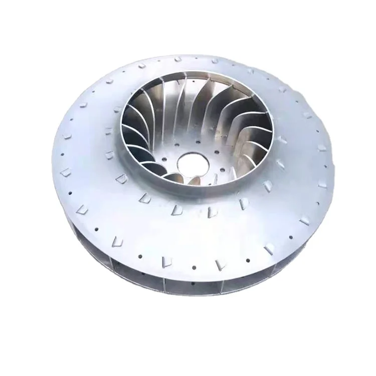 Industrial oil mist machine collector fan impeller smoke purifier fan aluminum impeller