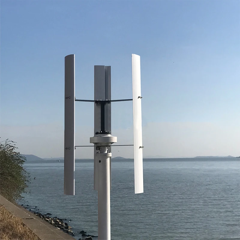 High Efficiency Low Start Up Speed 1kw Vertical Axis Wind Turbine Generator