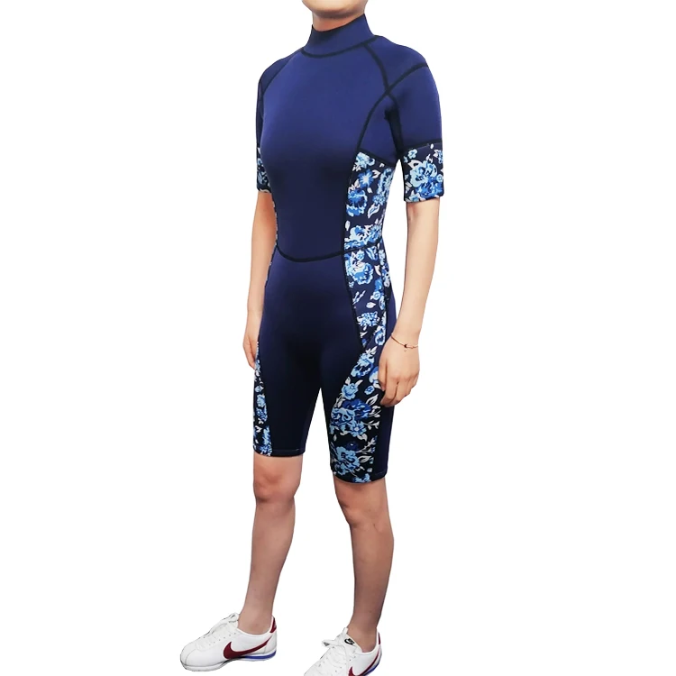 Custom Size China Cheap New Wetsuit Women Print 3mm Neoprene Diving Surfing Zipper Wetsuit