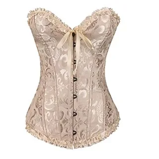 Retro Renaissance Korsett Women Steam Punk Style Vintage Lace Up Boned Corsage Corselet Plus Size Festival Corset For Women