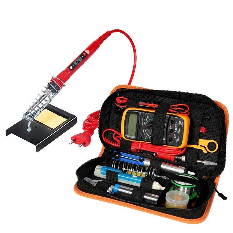 Комплект паяльника 110 В 220 80 Вт с мультиметром XL830L