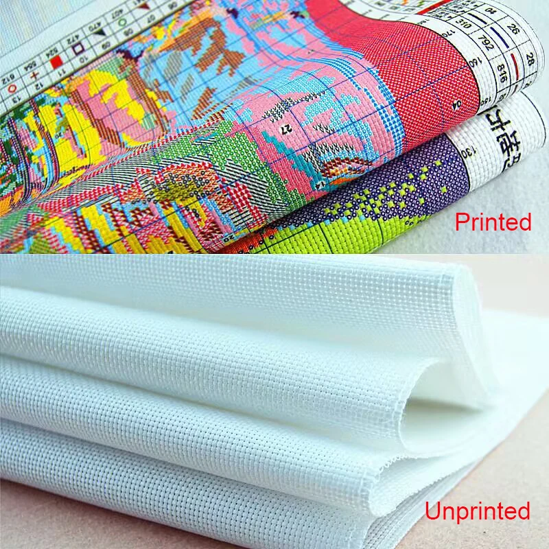 NKF Embroidery Needlework Sets Wholesale Price Embroidery Fabric Cotton Cross Stitch Kits With Cartoon Pattern