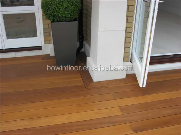 High quality decay resistant outdoor garden balcony used teak wooden flooring