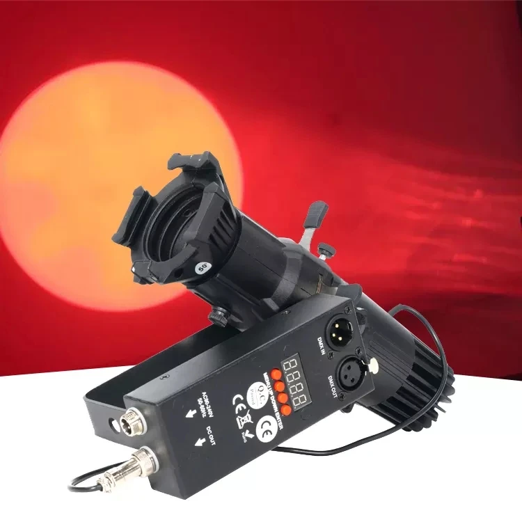 20w mini photography studio cob led rgb video leko profile spotlight stage exhibition lighting