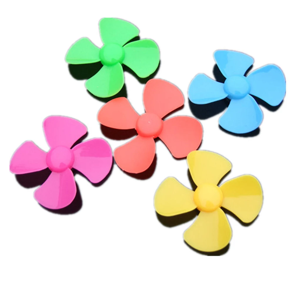 Пропеллер с четырьмя лопастями и 4 5 цветов 40/6/80/100 мм подходит для вала вентилятора диаметром двигателя 2 эксперимента «сделай