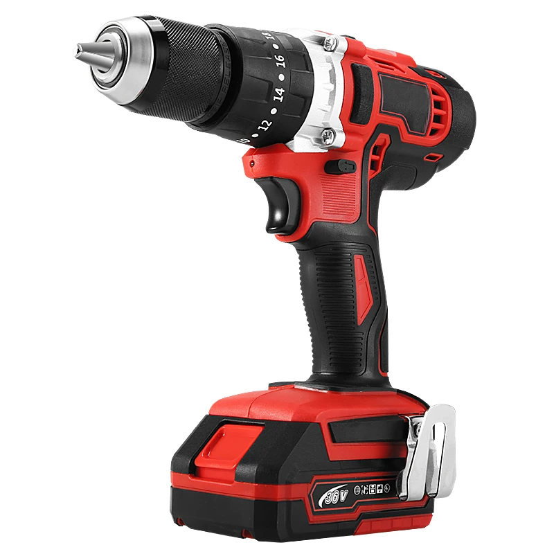 Factory price 36V 2A Metal Chuck Strong Trque easy Take Electric Impact cordless drill tool sets