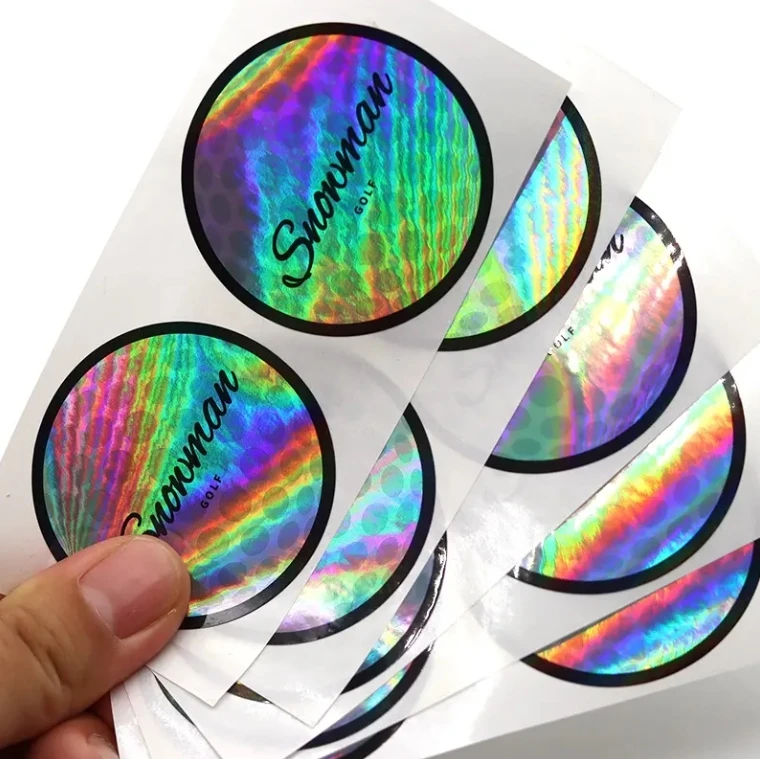 Customized Logo Holographic Custom Hologram Sticker Label Print
