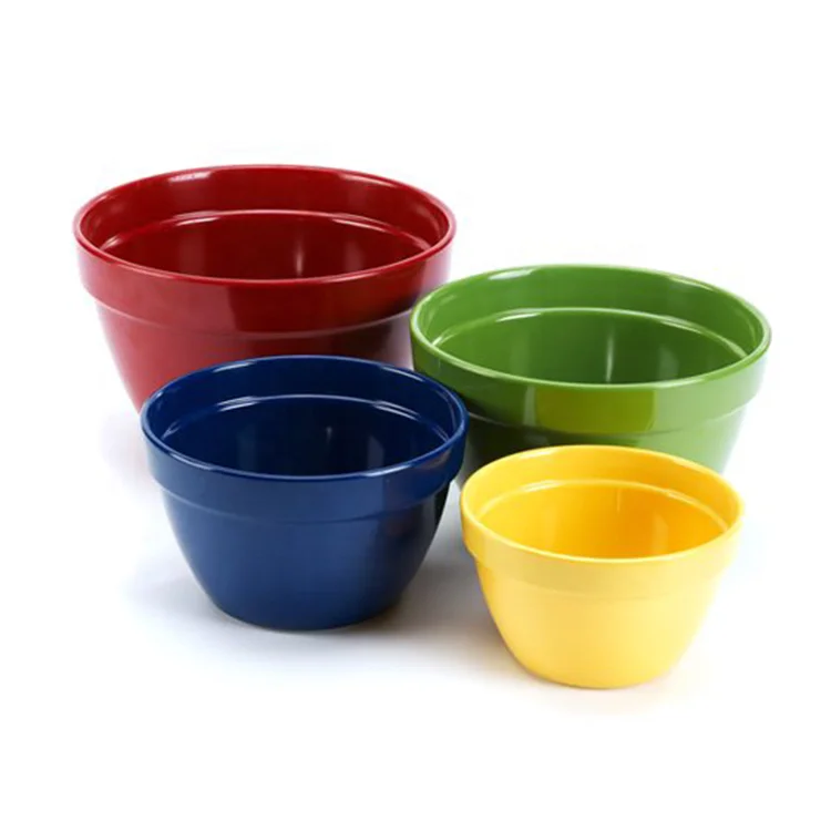 4 шт. пользовательские цвет пластик меламина миска