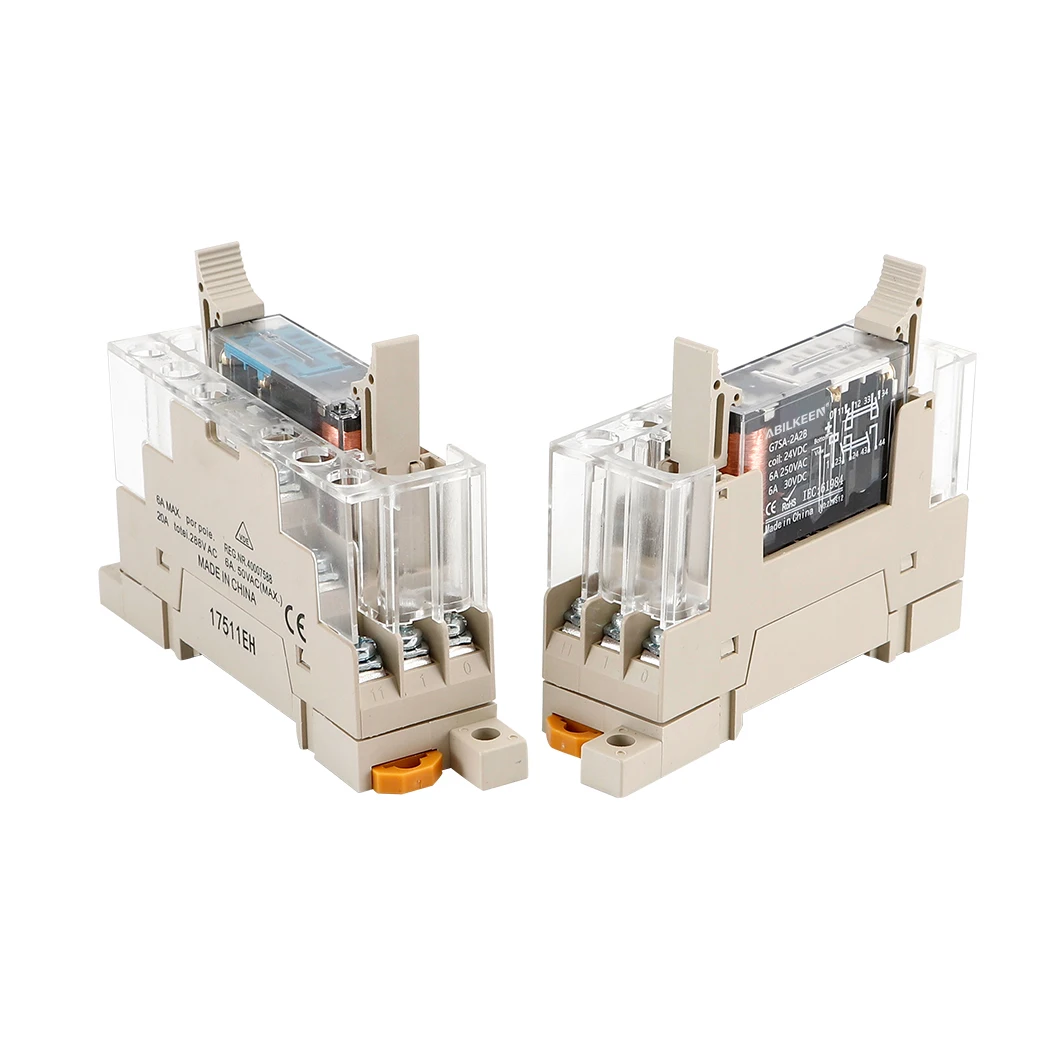 ABILKEEN Manufacturer of the slim relay socket IBJA-41F-1Z-C4-1 6A 300VAC 2500V/S Slim Relay module