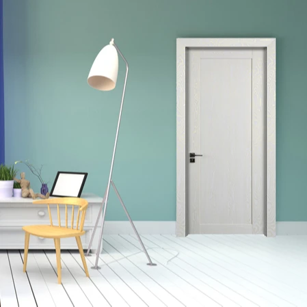 Деревянные пластиковые белые межкомнатные сборные двери из ПВХ для спальни оптом