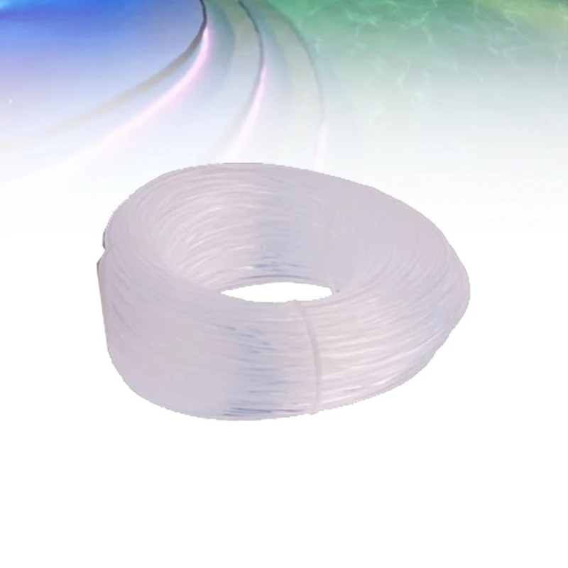 Stair decoration good flexibility solid core side glow high brightness plastic fiber optic