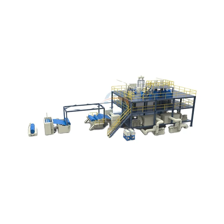 2023 Customization Non Woven Fabric Button Bag Making Machine China Industry PP Spunbond Non Woven Production Line