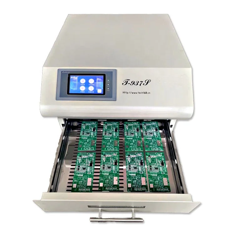 Touch Screen PUHUI  IR IC Heater BGA SMD SMT Desktop High Temperature Reflow Solder Oven T-937S