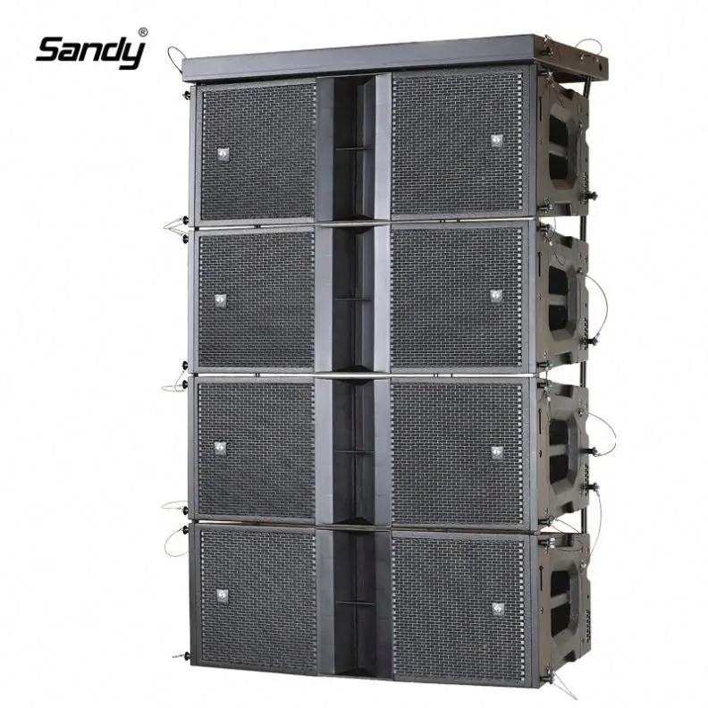 Dual 12 Inch Sub System Complete Prices In China Public Address System Outdoor Speaker Big Passive Line Array Pa Speakers
