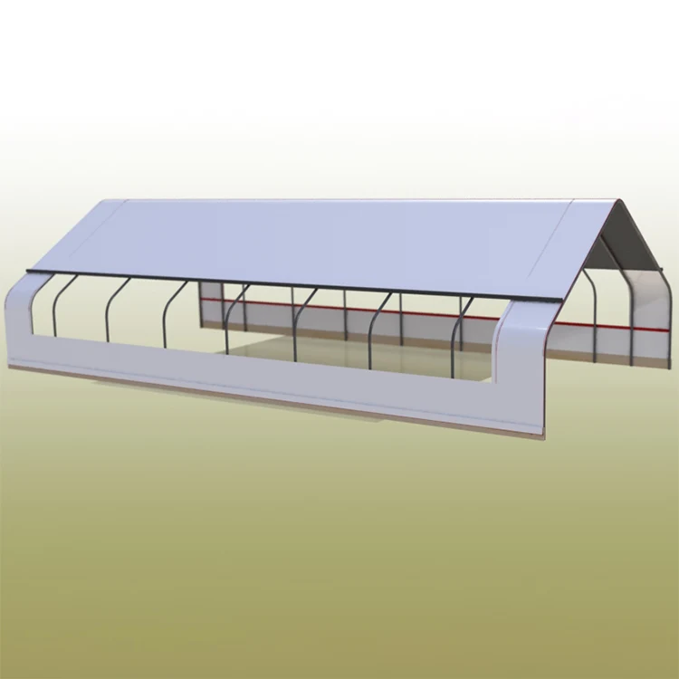 Agricultural Hydroponic Growing System Complete Shade Net Light Deprivation Blackout Hemp Growing Tunnel Greenhouse