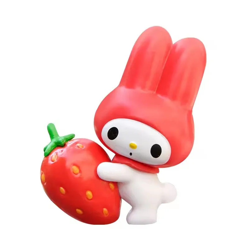 Cartoon Sanrios Character PVC Figure 3D Model Cartoon Toy Action Figurine Cake Home Car Table Decoration