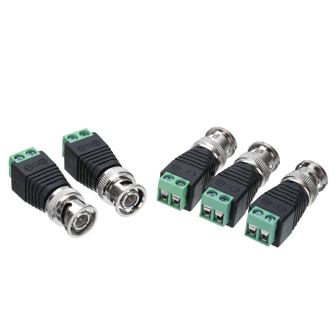 JR cctv accessories high quality coax cat5 to bnc connector