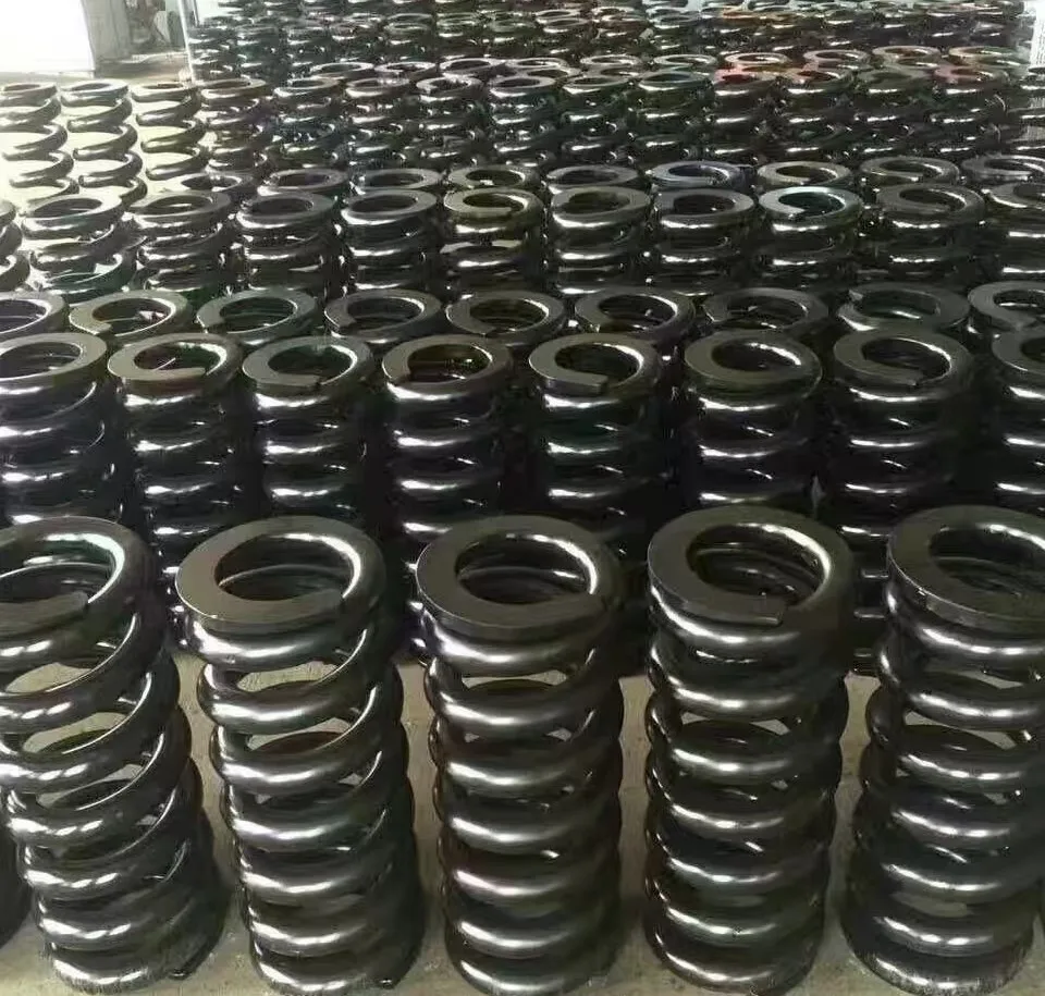 Factory customized 55SiCrA 60Si2Mn steel helical spiral large diameter heavy duty compression spring