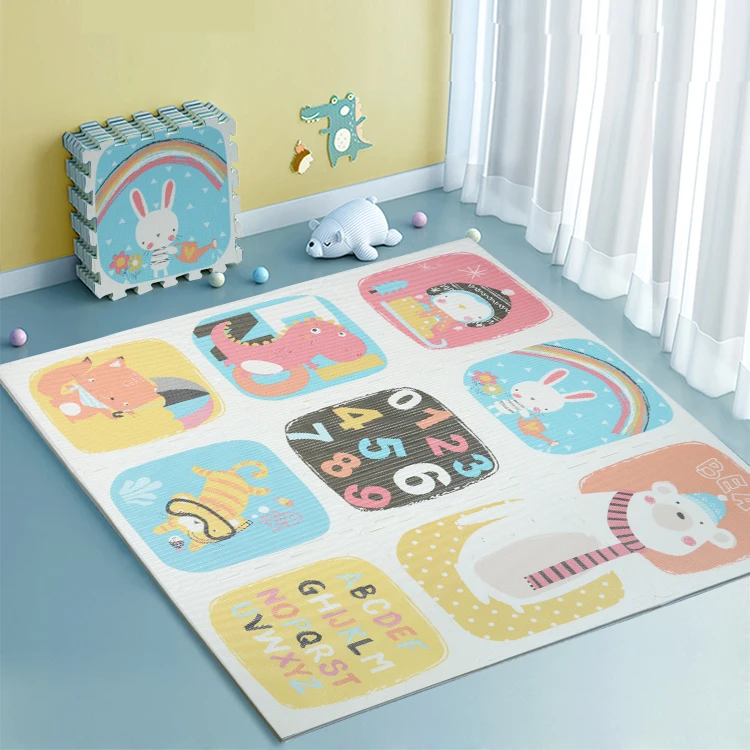 Складной Водонепроницаемый напольный коврик для пикника, детский игровой коврик-пазл из пены XPE для ползания, детские игровые коврики