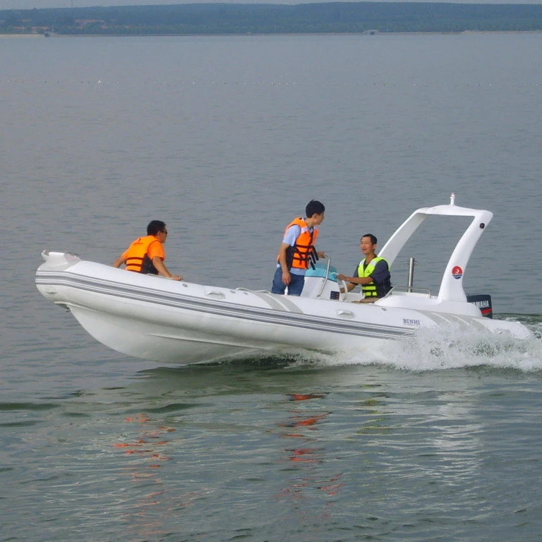 CE 19ft 5.8m Hypalon RIB Inflatable Boat Sport Fishing Boat