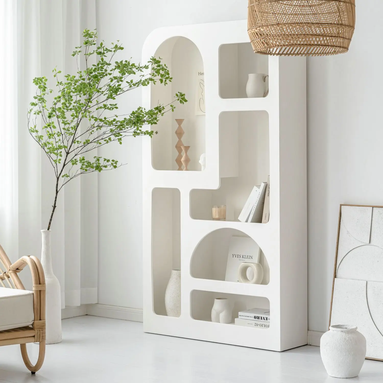 MDF Wood Cabinet Bedroom Corner Floor Storage BookShelf Bedroom White Wood Furniture Living Room Cabinets