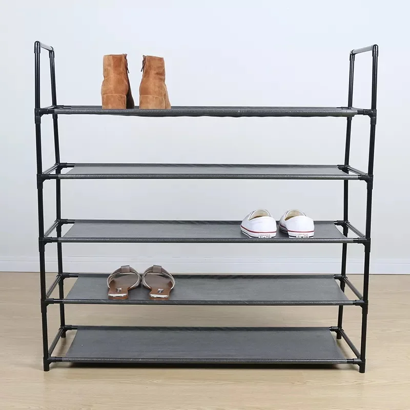 Hot Sale Space Saving Shoe Shelf 4 Tier Multifunctional Folding Shoe Storage Cabinet