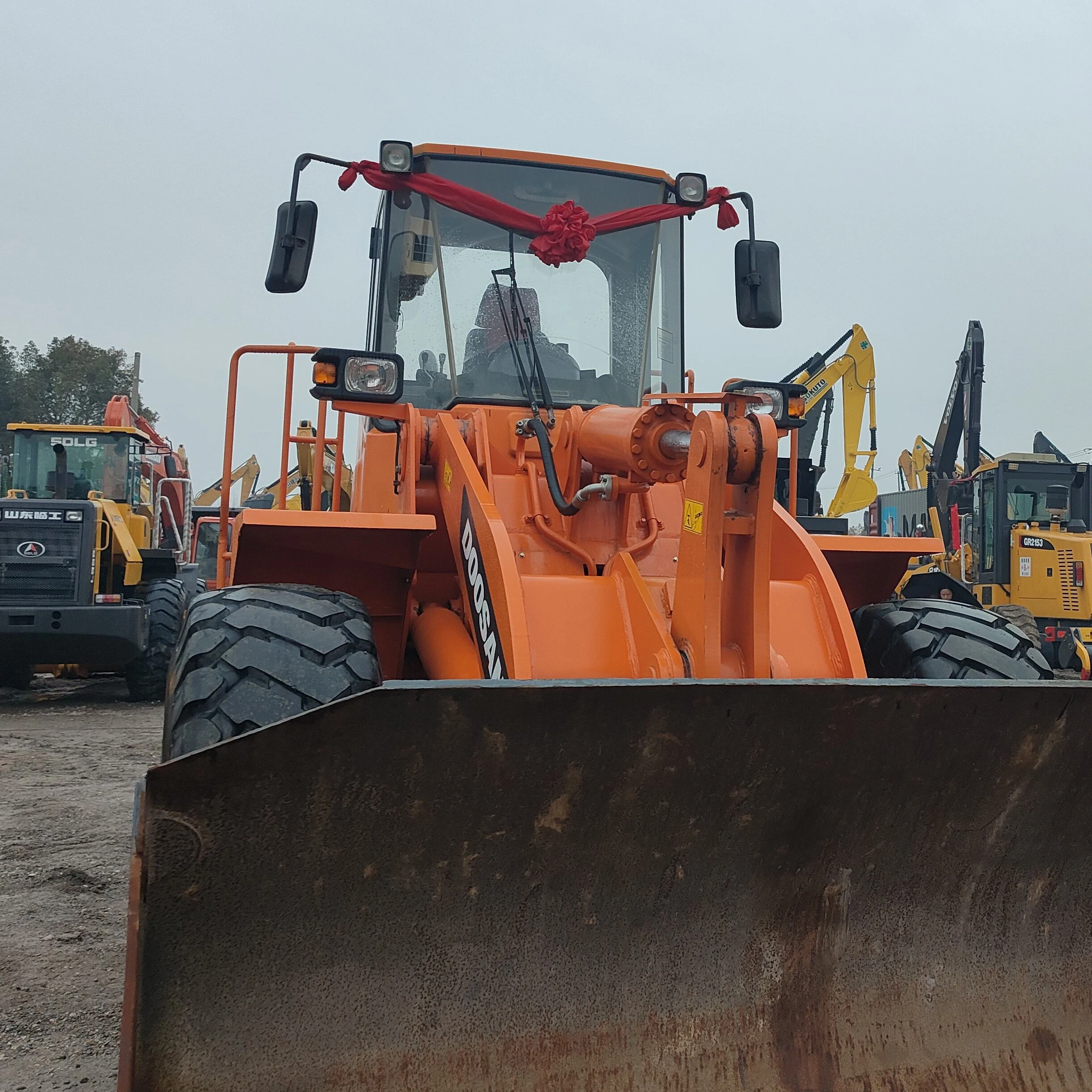 Южная Корея Doosan строительная техника Стабильная производительность б/у 505L колесный погрузчик в продаже