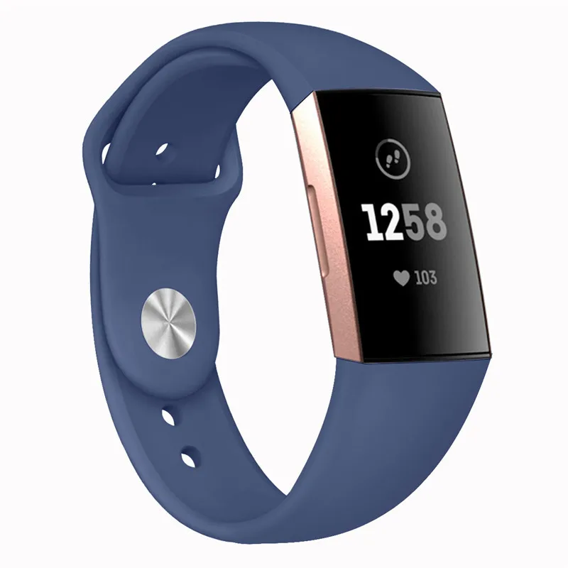 Универсальный спортивный силиконовый ремешок для часов Fitbit, Huawei, Samsung, 18 мм, 20 мм, 22 мм, 24 мм, один цвет