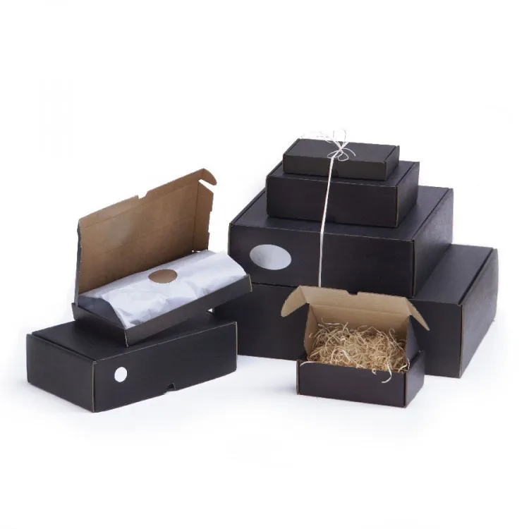 Custom Printing die cut large packaging box pink shipping cardboard gift box packaging for clothes mail paper box packaging