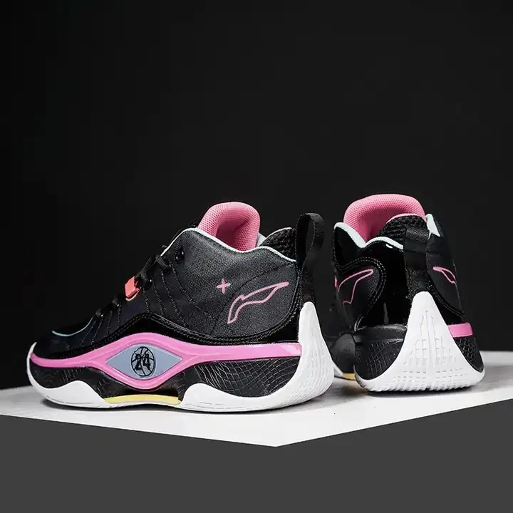 Hot Brand Logo Custom Professional Outdoor Sports Sneakers Blank Mesh Women High Top Ankle Protecting Anti-slip Basketball Shoes