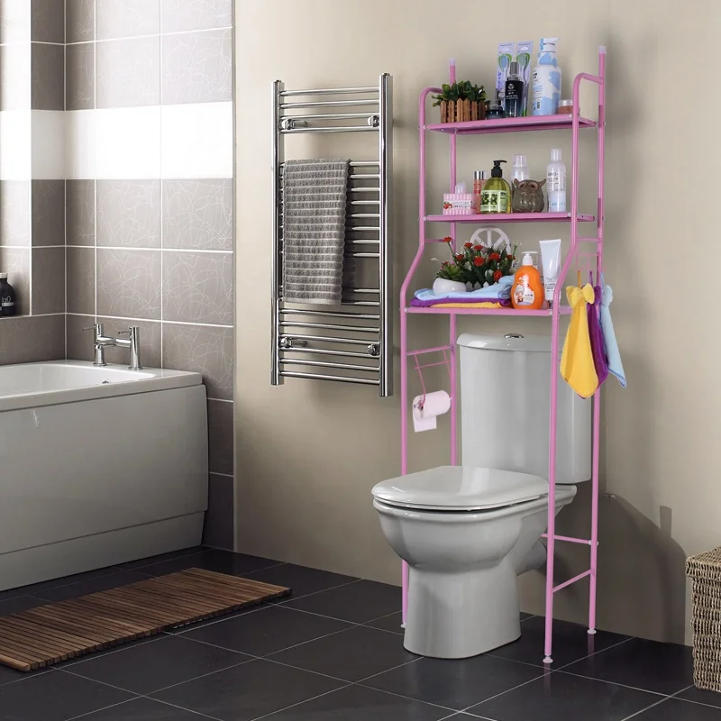 2024 Hot Sale Bathroom Rack Toilet Shelf Over Washing Machine Storage Rack
