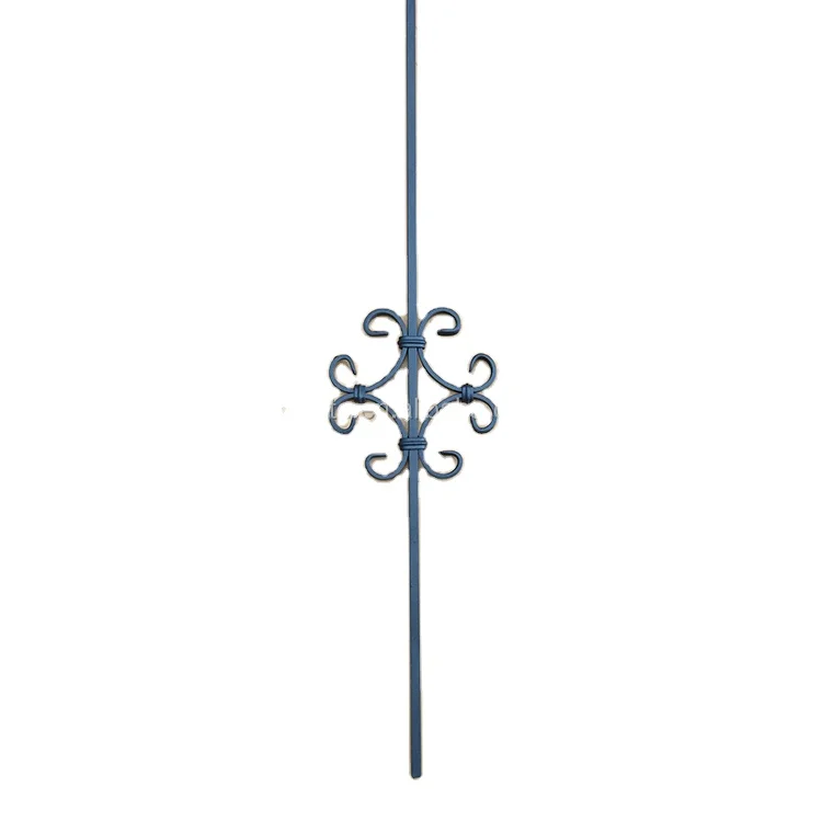 forged railing bar fence decoration parts cast iron knuckle spindles iron porch balusters balcony grills Wholesale