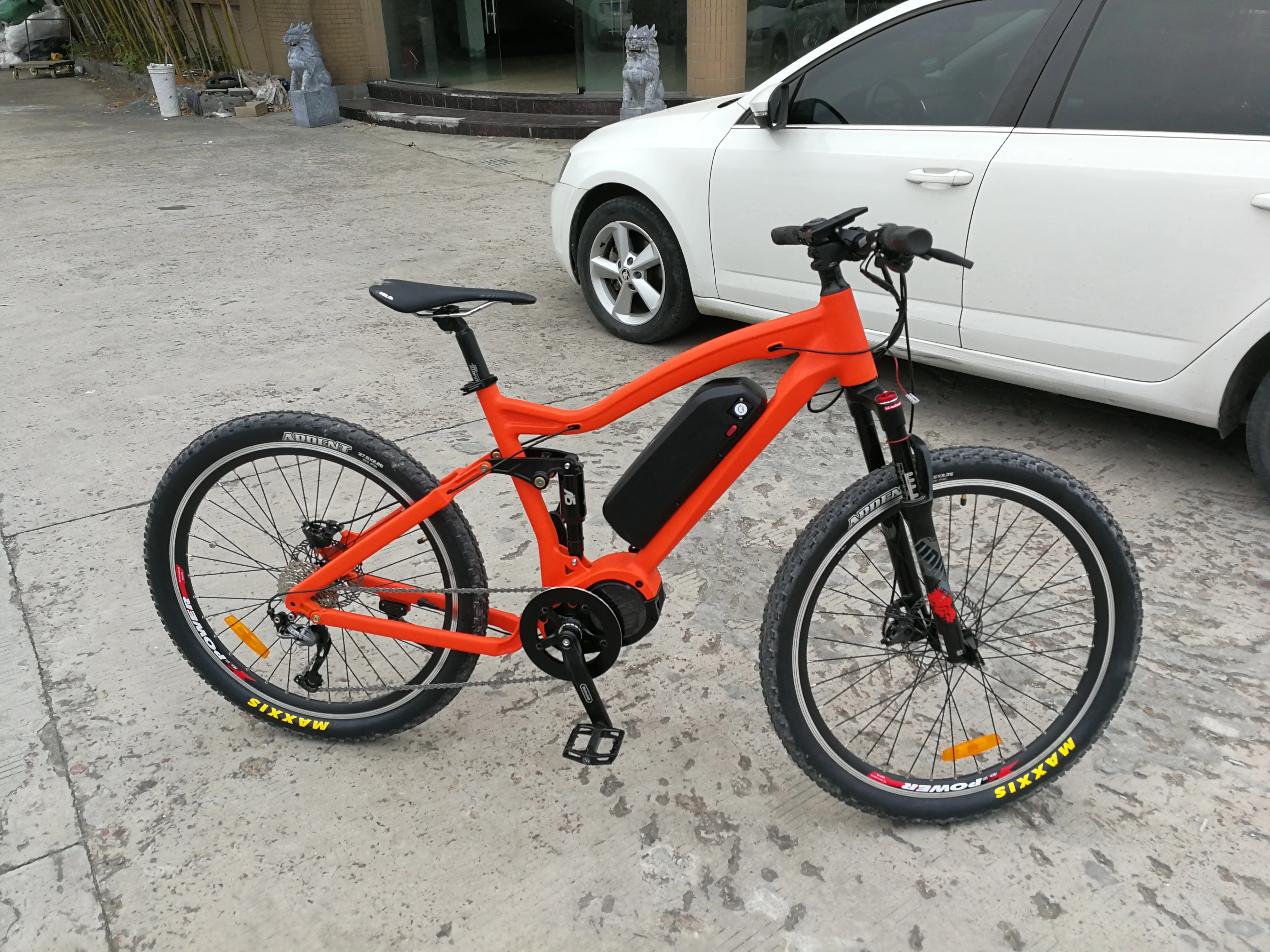 
Bafang G510 mountain electric bike 27.5 x 2.8 inch M620 full suspension 19 inch aluminum alloy ultra frame for 8fun M620 