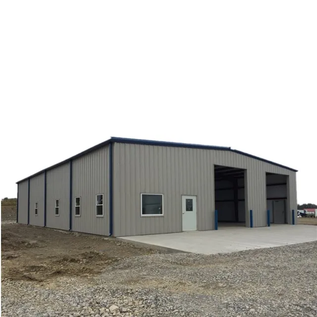 Cheap Prefab Metal Garage Shed Building Prefabricated Building Warehouse Steel Barn Shed