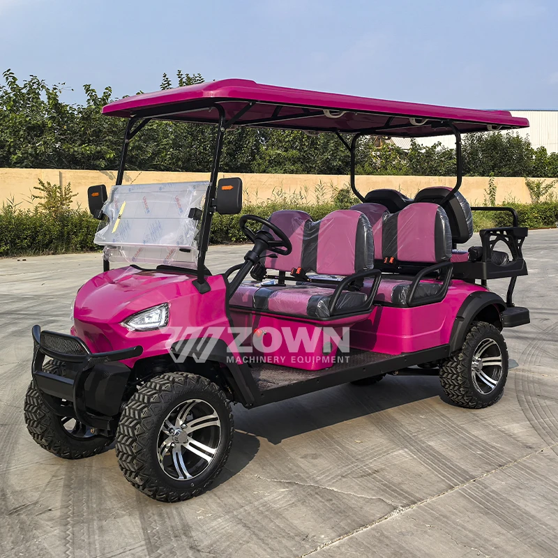 Factory Customization 6 Seater Off-road Mini Golf Car Golf Cart Street Legal Cheap Price  Sightseeing Golf Car For Sale