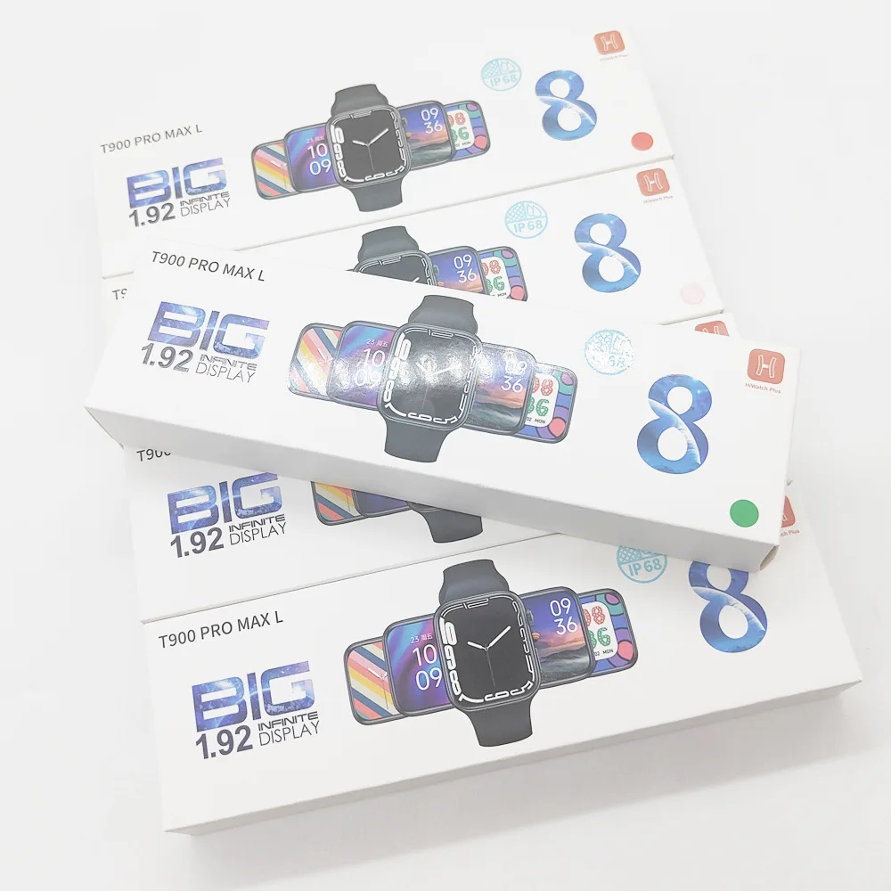 T900 Pro Max L Series 8 1.92 Big Screen Smart Watch Fitness Tracker Touch Reloj Inteligente T900 Pro Max L Smartwatch Series 8