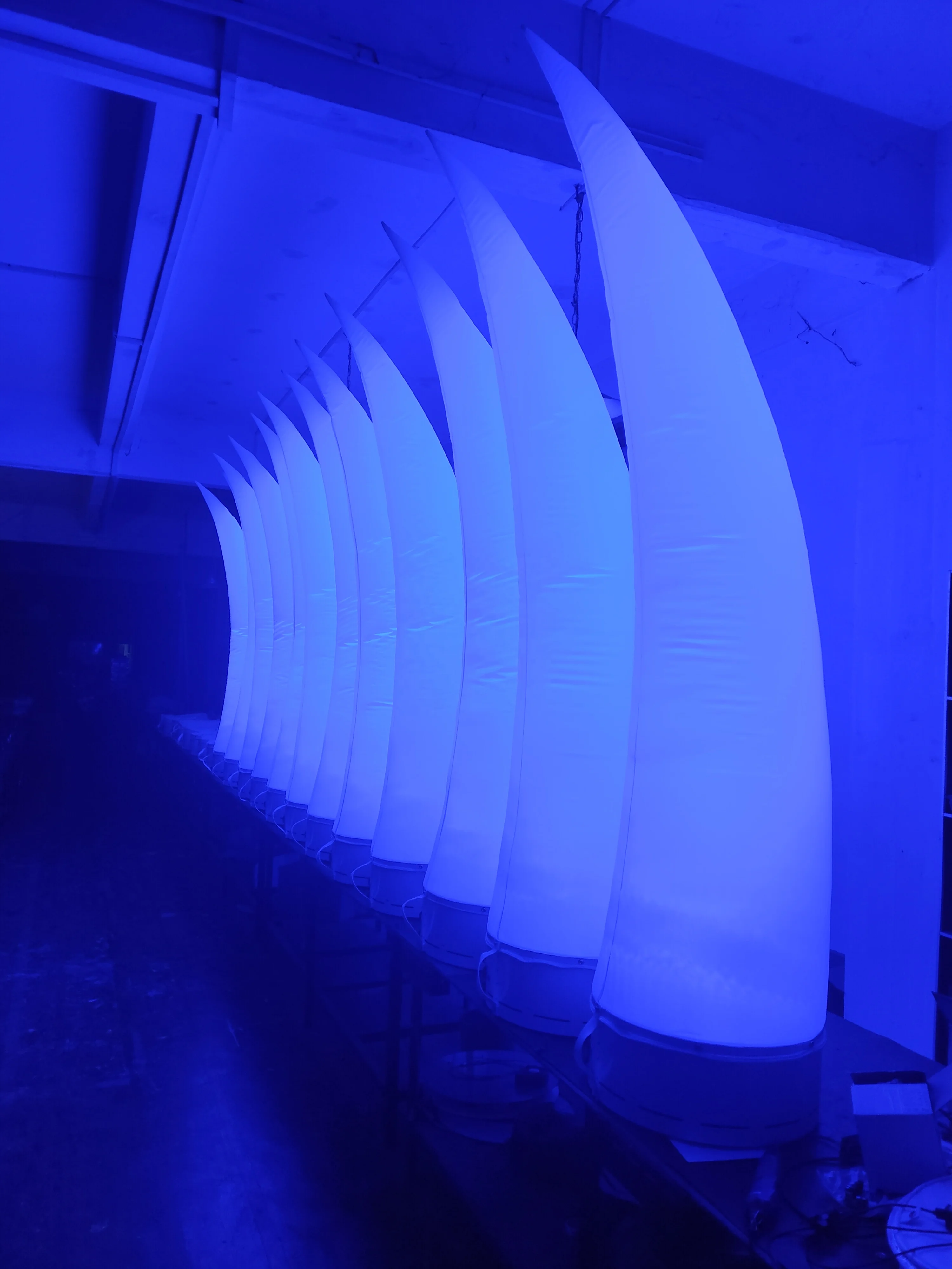 inflatable pillars Party DJ Decoration RGBW Led Battery Powered Advertising Inflatable Light Columns Glowing Pillar For Wedding