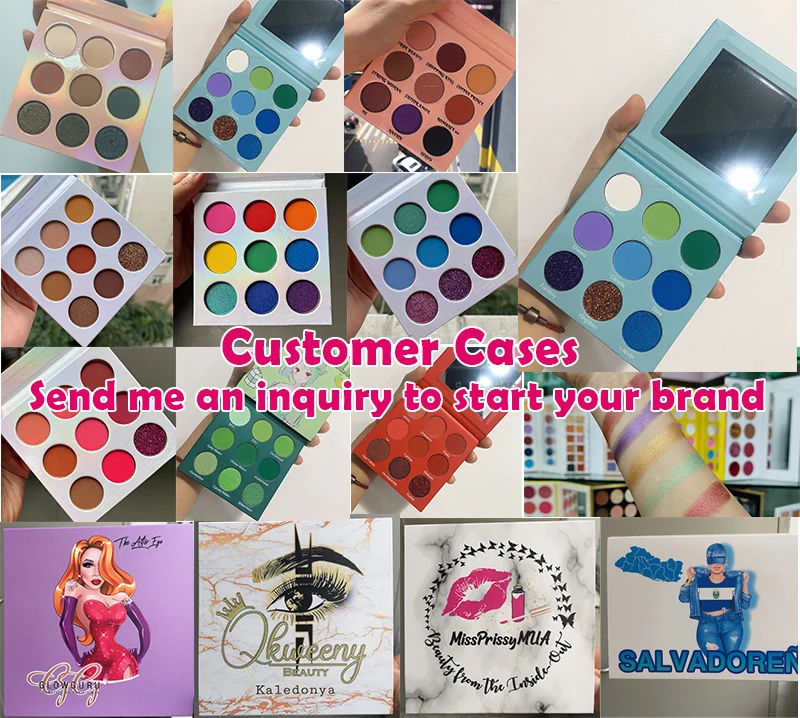 Halloween Makeup Custom Logo 9 Colors Eye Shadow Palette Vegan Eye Shadow High Pigment Halloween Eyeshadow Palette