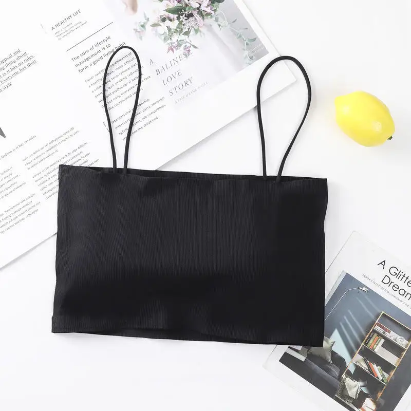 Custom seamless underwear 3001# The Latest Design Ladies Tube Top Ice Silk Comfortable Sling Tube Top Bottoming Inner Wear Bra