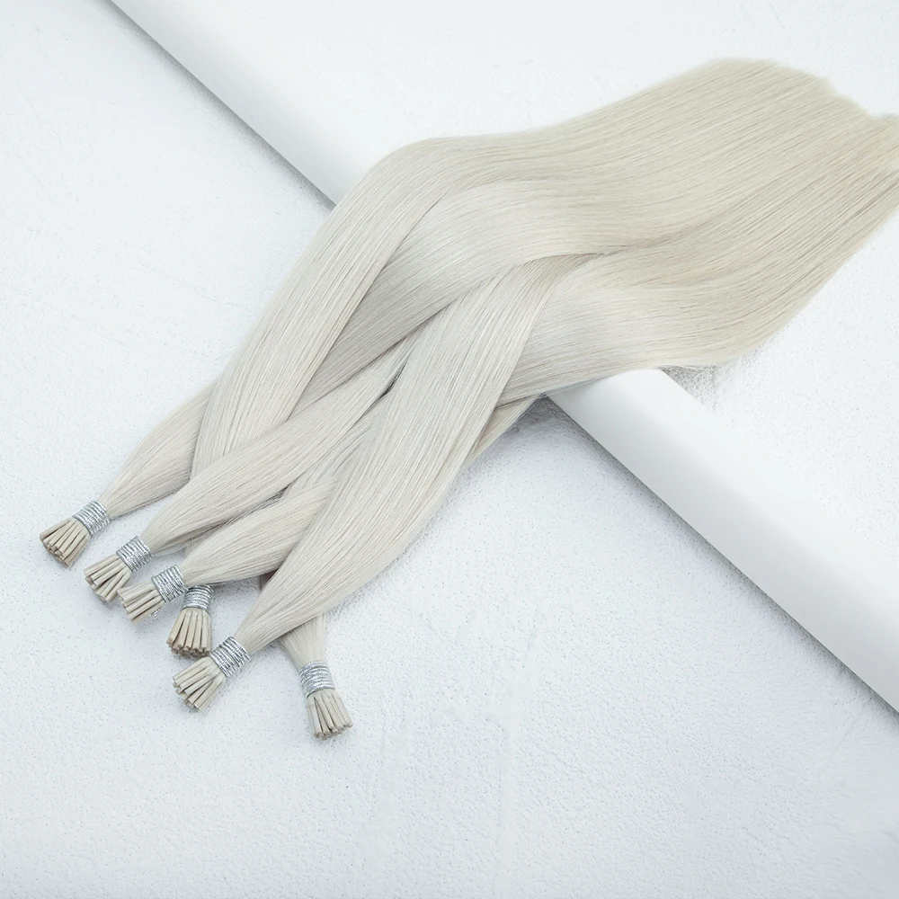 Top Selling Keratin Hair Unprocessed European Raw Hair human hair extensions i tip