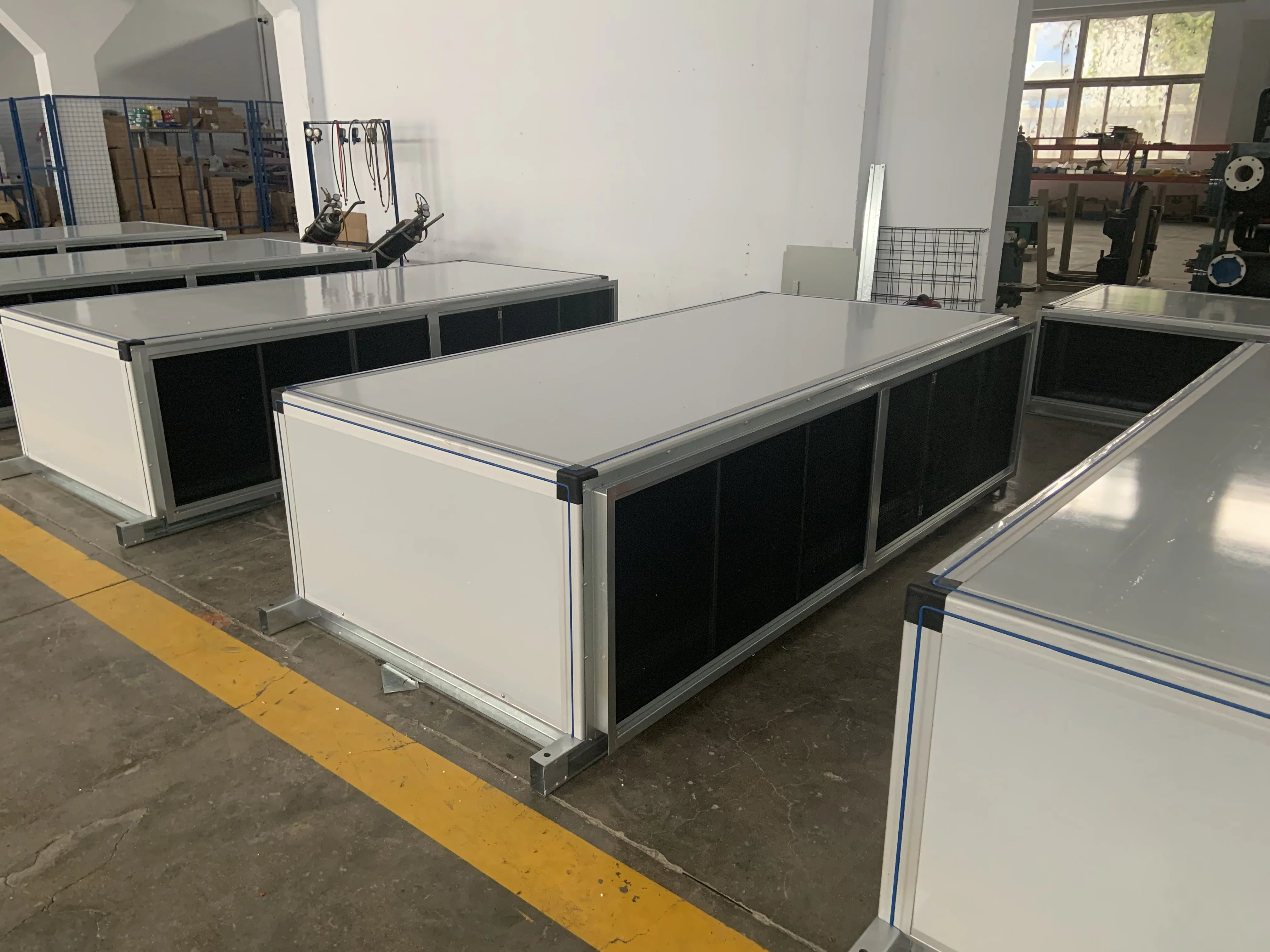AHU high air flow ceiling-mounted air handling units with emitted air  CE certification