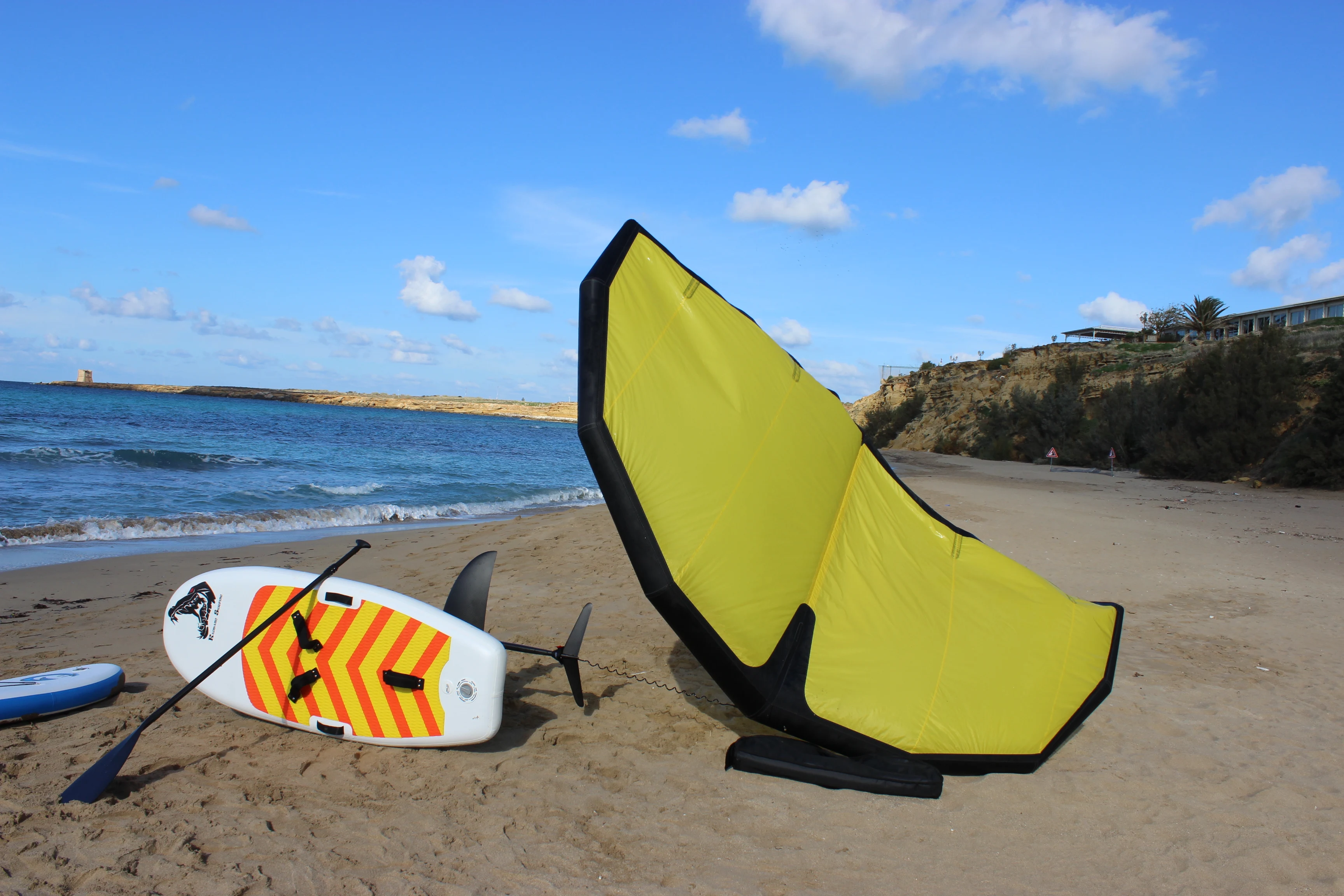 Handheld Kite surfing  Surf Foil Wing Foil + Hydrofoil + Inflatable Foil Board  Wind Kite Surf